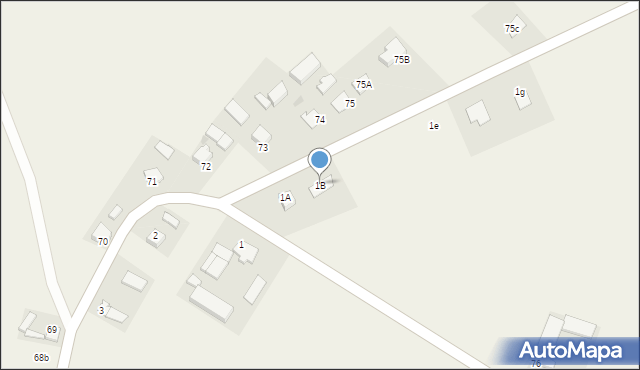 Prątnica, Prątnica, 1B, mapa Prątnica