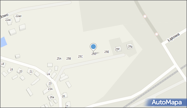 Prawdowo, Prawdowo, 25D, mapa Prawdowo