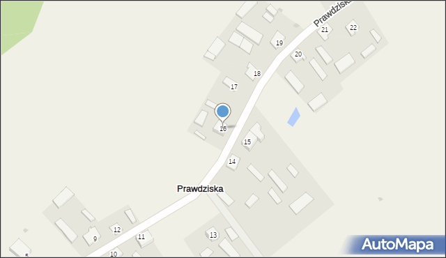 Prawdziska, Prawdziska, 16, mapa Prawdziska