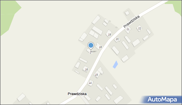 Prawdziska, Prawdziska, 17, mapa Prawdziska