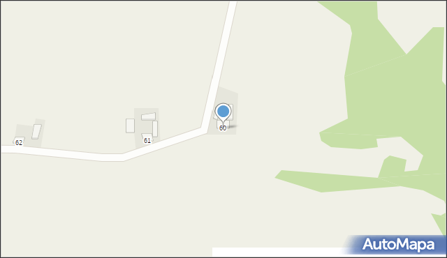 Prawęcin, Prawęcin, 60, mapa Prawęcin