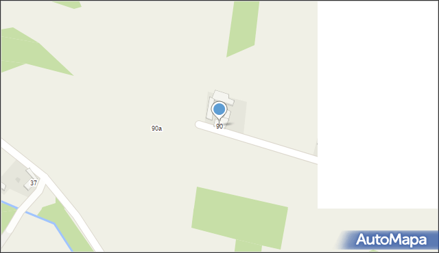 Prawęcin, Prawęcin, 90, mapa Prawęcin