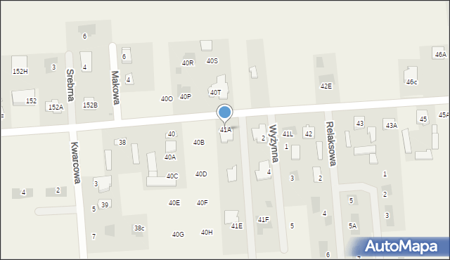 Prawiedniki, Prawiedniki, 41A, mapa Prawiedniki