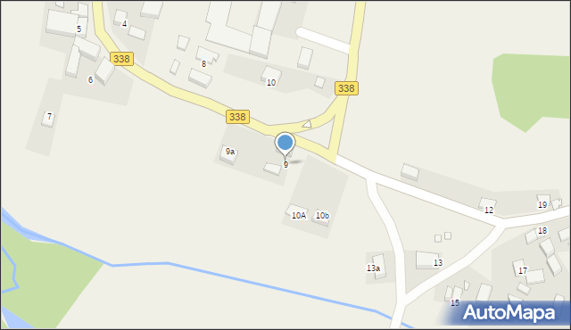 Prawików, Prawików, 9, mapa Prawików