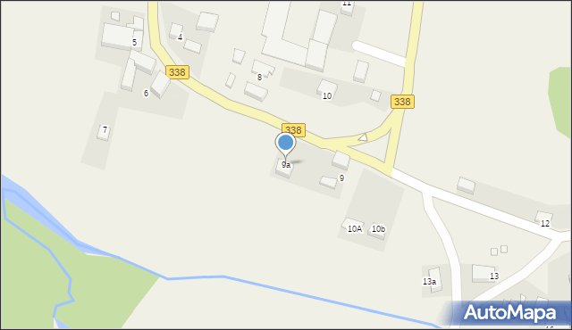 Prawików, Prawików, 9a, mapa Prawików