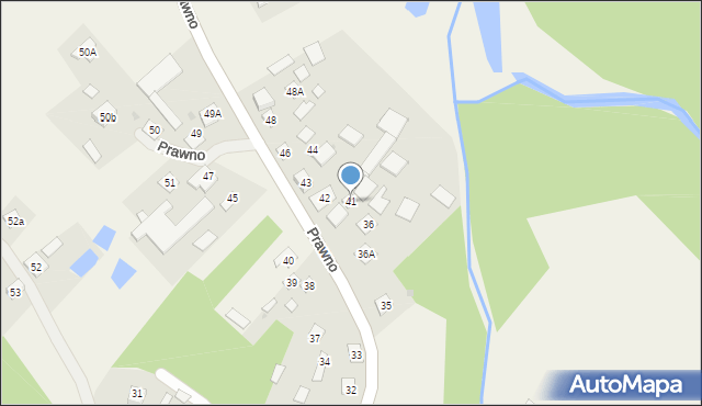 Prawno, Prawno, 41, mapa Prawno