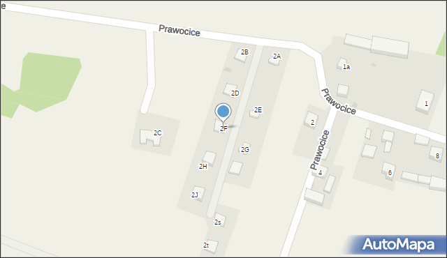 Prawocice, Prawocice, 2F, mapa Prawocice