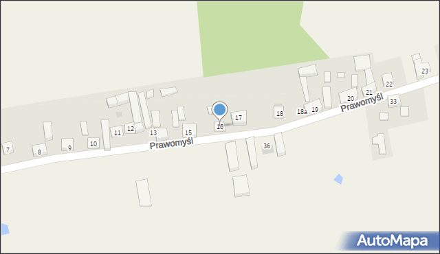Prawomyśl, Prawomyśl, 16, mapa Prawomyśl