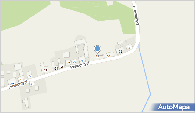 Prawomyśl, Prawomyśl, 29, mapa Prawomyśl