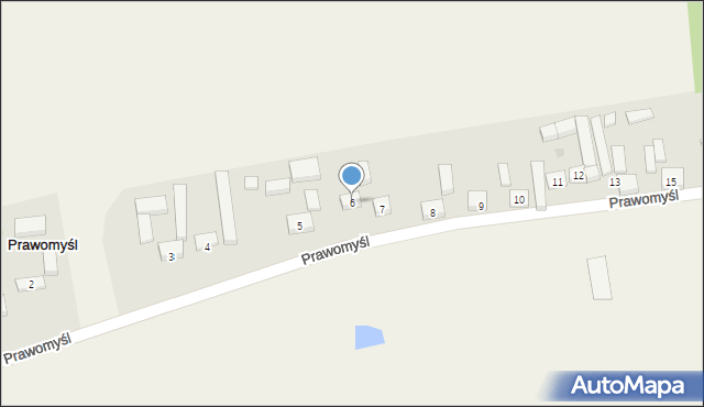 Prawomyśl, Prawomyśl, 6, mapa Prawomyśl