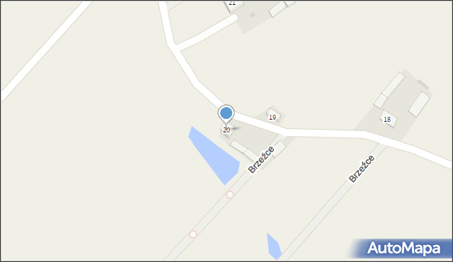 Prażmów, Prażmów, 20, mapa Prażmów