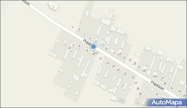Prędocin, Prędocin, 10, mapa Prędocin