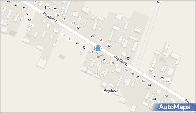 Prędocin, Prędocin, 46, mapa Prędocin