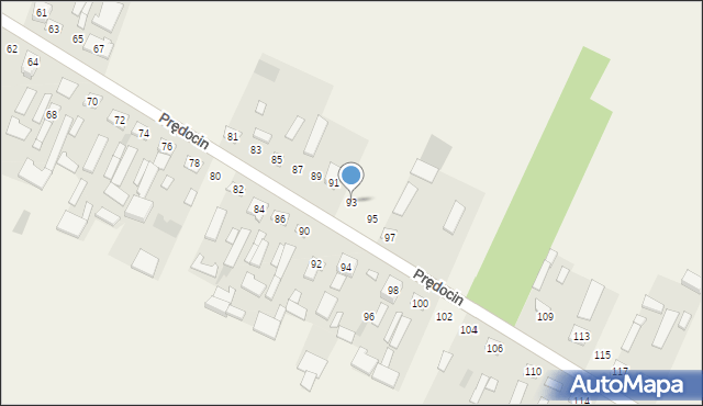 Prędocin, Prędocin, 93, mapa Prędocin