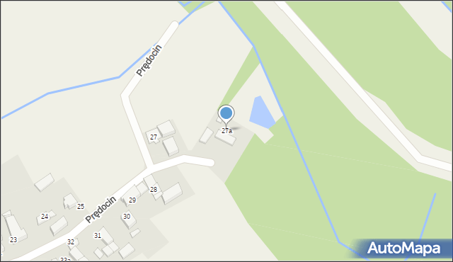Prędocin, Prędocin, 27a, mapa Prędocin