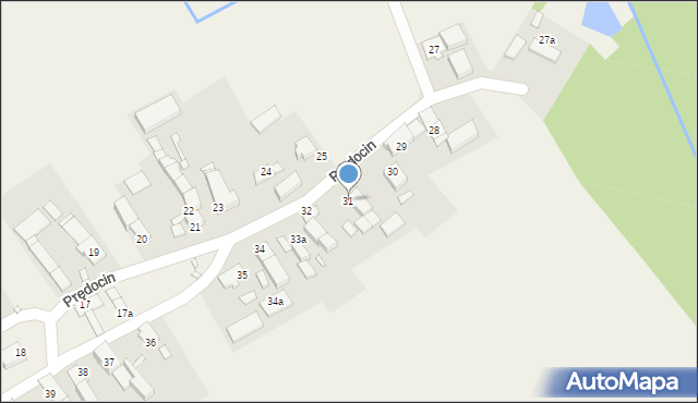 Prędocin, Prędocin, 31, mapa Prędocin