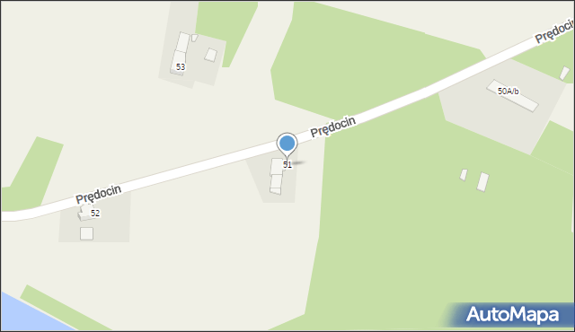 Prędocin, Prędocin, 51, mapa Prędocin