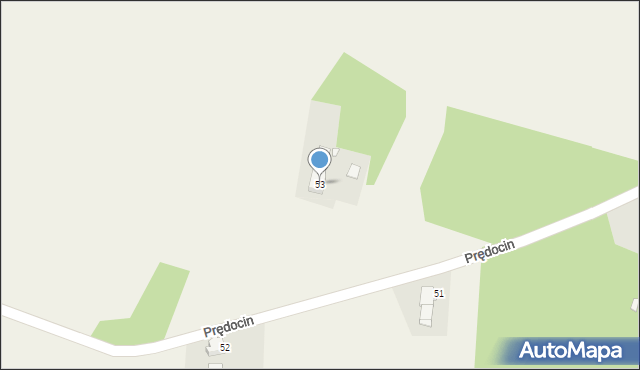 Prędocin, Prędocin, 53, mapa Prędocin