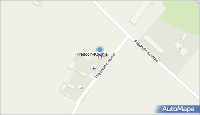 Prędocin-Kolonia, Prędocin-Kolonia, 21B, mapa Prędocin-Kolonia