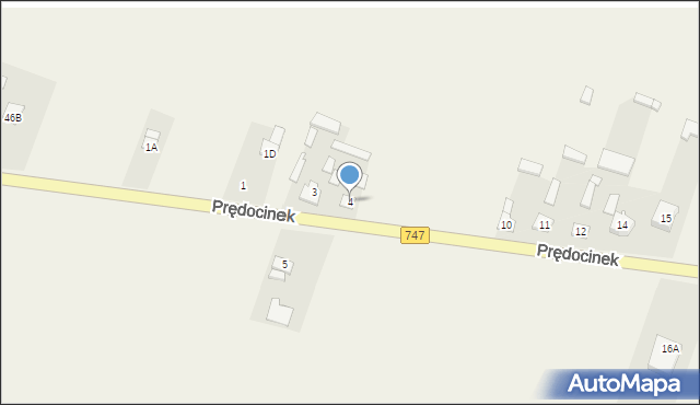 Prędocinek, Prędocinek, 4, mapa Prędocinek