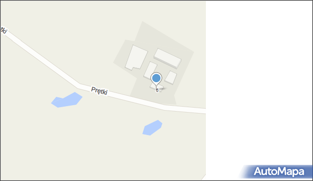 Prętki, Prętki, 6, mapa Prętki