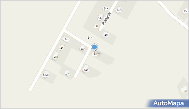 Prężyce, Prężyce, 14w, mapa Prężyce