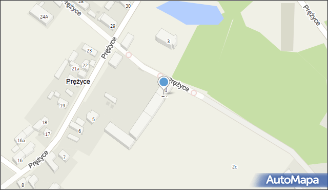 Prężyce, Prężyce, 4A, mapa Prężyce