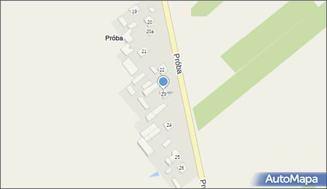 Próba, Próba, 23, mapa Próba