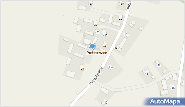 Probołowice, Probołowice, 25, mapa Probołowice