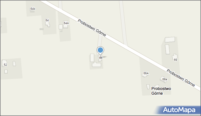 Probostwo Górne, Probostwo Górne, 66, mapa Probostwo Górne