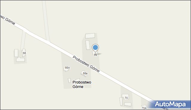 Probostwo Górne, Probostwo Górne, 69, mapa Probostwo Górne