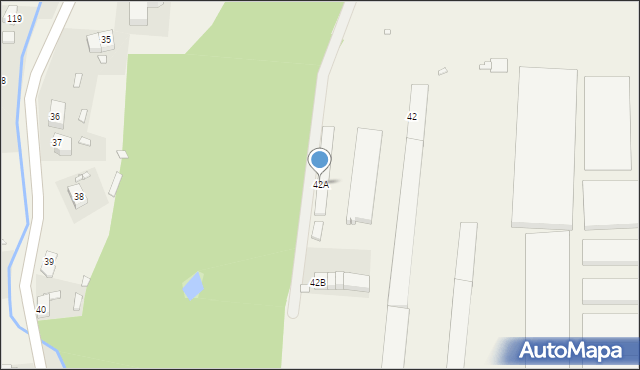 Proboszczów, Proboszczów, 42A, mapa Proboszczów