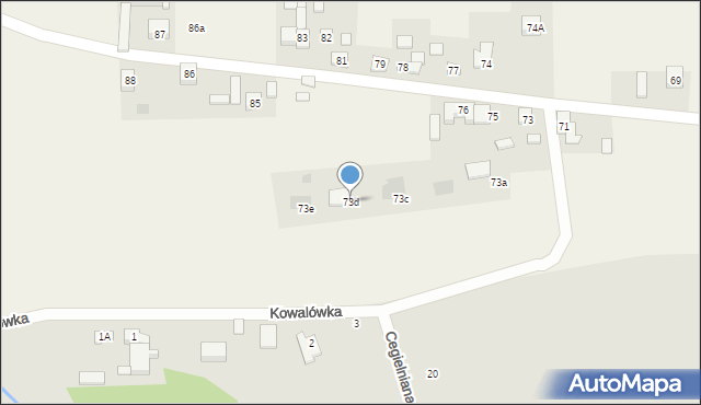 Proboszczowice, Proboszczowice, 73d, mapa Proboszczowice