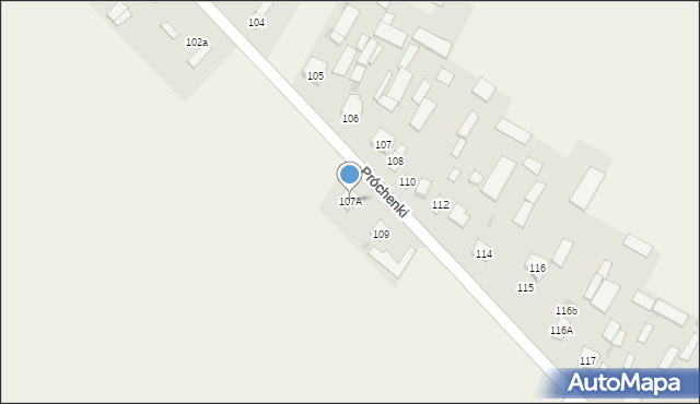 Próchenki, Próchenki, 107A, mapa Próchenki