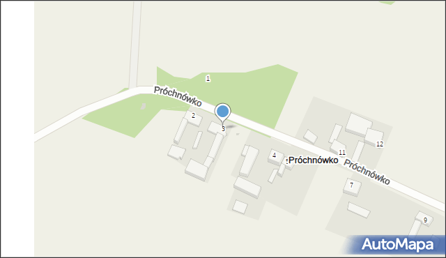 Próchnówko, Próchnówko, 3, mapa Próchnówko