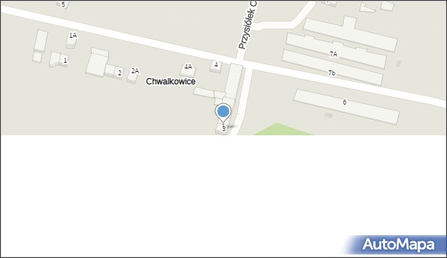 Prochowice, Przysiółek Chwalkowice, 3, mapa Prochowice