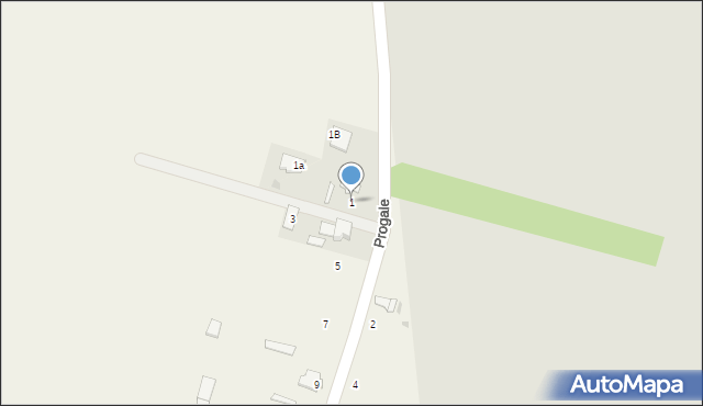 Progale, Progale, 1, mapa Progale
