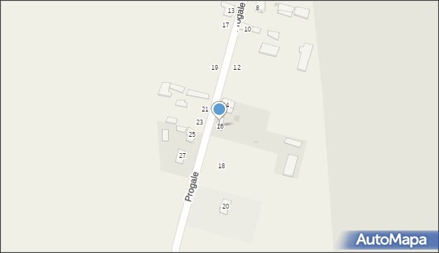 Progale, Progale, 16, mapa Progale