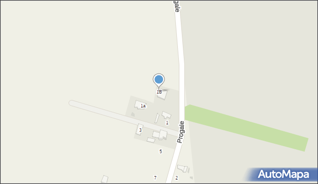 Progale, Progale, 1B, mapa Progale
