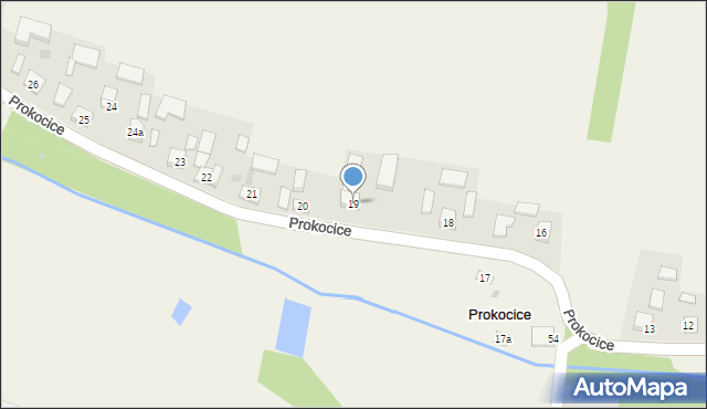 Prokocice, Prokocice, 19, mapa Prokocice