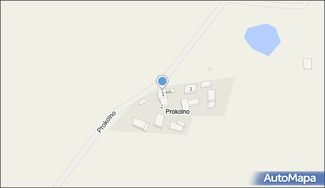 Prokolno, Prokolno, 1, mapa Prokolno