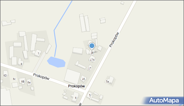 Prokopów, Prokopów, 18, mapa Prokopów