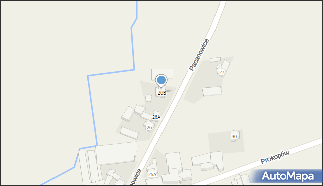 Prokopów, Prokopów, 26B, mapa Prokopów