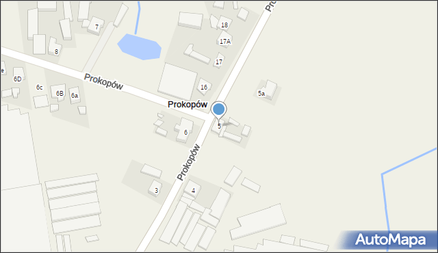 Prokopów, Prokopów, 5, mapa Prokopów