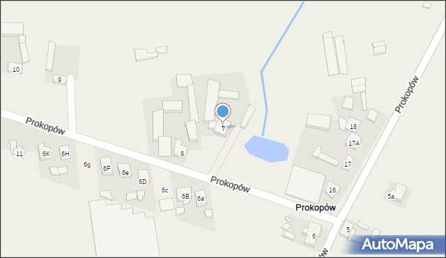 Prokopów, Prokopów, 7, mapa Prokopów