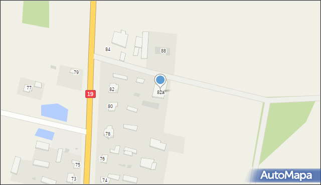 Proniewicze, Proniewicze, 82a, mapa Proniewicze