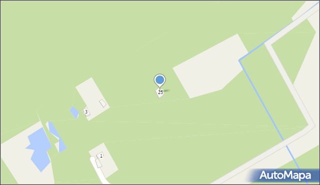 Prościeniec, Prościeniec, 25, mapa Prościeniec