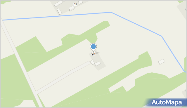 Prościeniec, Prościeniec, 42, mapa Prościeniec