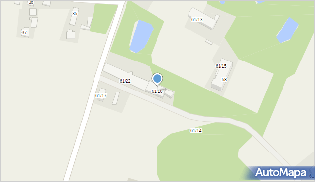 Proślice, Proślice, 61/16, mapa Proślice