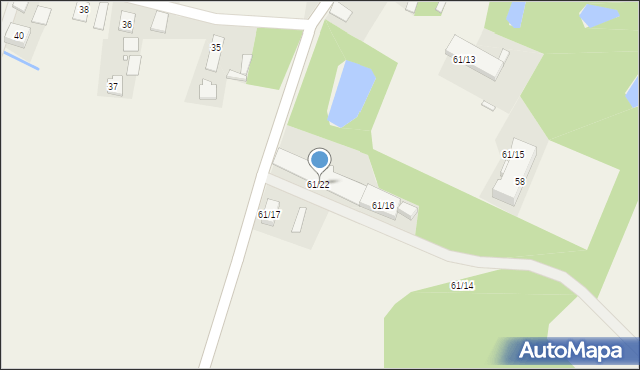 Proślice, Proślice, 61/22, mapa Proślice